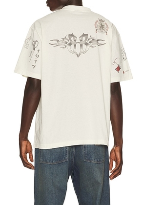 Balenciaga Medium Fit T-Shirt in Cream - Cream. Size S (also in L).