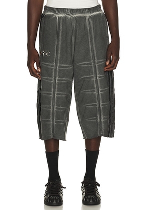 Adidas Originals x Thug Club Sweat Jort in Black - Black. Size L (also in M, XL/1X).