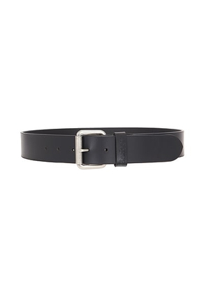 Barbour Allanton Leather Belt in Black - Black. Size L (also in M, S).