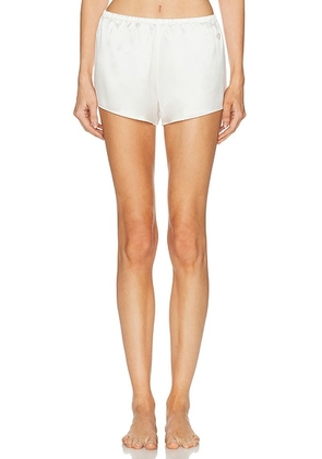 Eterne Lane Short in Ivory - Ivory. Size L (also in M, S, XS).