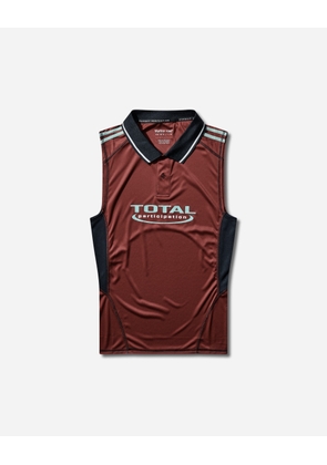Shrunken Stretch Football Vest Red / Burgundy