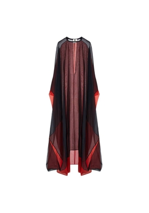 Ferragamo Transparent Organza Tunic Dress