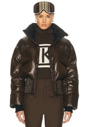 Perfect Moment Auretta Ski Jacket in Chocolate Brown - Chocolate. Size M (also in ).
