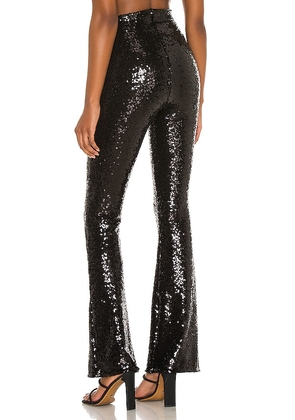 Commando Sequin Flared Legging in Black. Size M. Also in XS, L, XL.