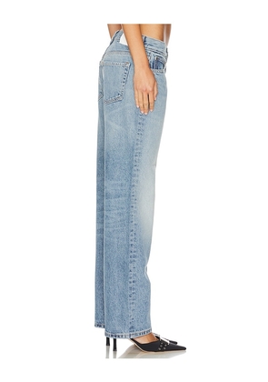 EB Denim Low Rise Baggy Jeans in Denim-Light. Size 26. Also in 30, 31, 32, 33.