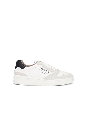 ALLSAINTS Regan Low Top in White. Size 10. Also in 11, 12, 13, 9.