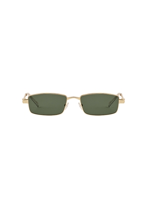 Banbe The Monroe Sunglasses in Metallic Gold.