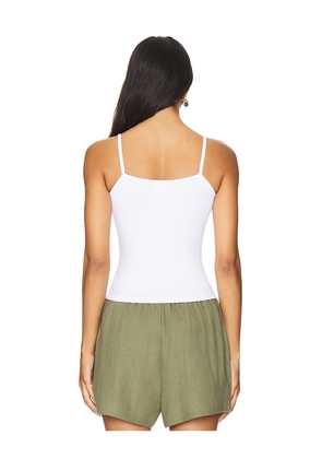 CLYQUE Donya Tank Top in White. Size M. Also in XL, XS.