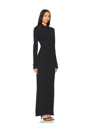 EAVES Golan Dress in Black. Size L. Also in XS, S, M, XL.