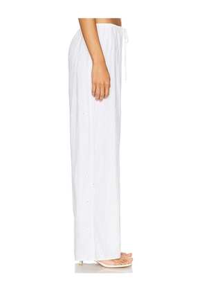 Bella Dahl Wide Leg Pant in White. Size M. Also in L.