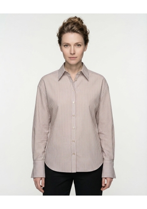 Brunello Cucinelli White Cotton Pattern Shirt - 3XL