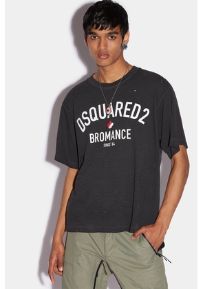 Dsquared² Gray Fibres T-Shirt - XXL