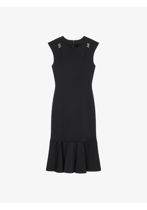 Givenchy Black Fibres Cocktail Dress - XS