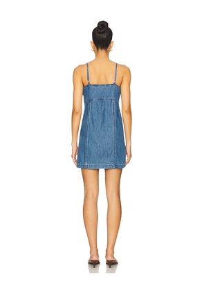 BLANKNYC Denim Mini Dress in Blue. Size S. Also in XS.