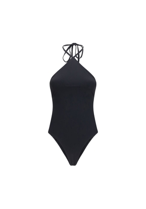 Jacquemus Black Polyamide One-Piece Swimsuit - M