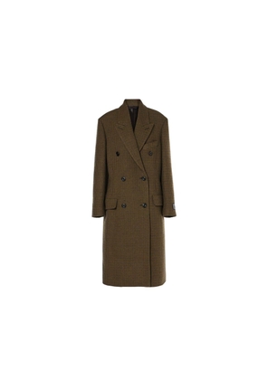 Acne Studios Brown Fibers Coat - 42