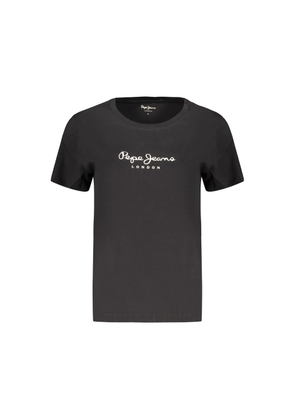 Pepe Jeans Black Cotton T-Shirt - XS