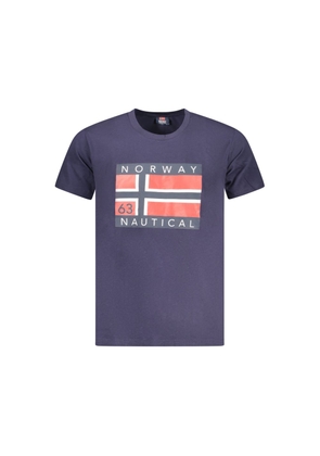 Norway 1963 Blue Cotton T-Shirt - L