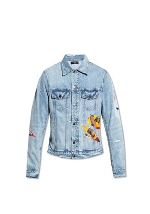 Amiri Blue Cotton Denim Jacket - S
