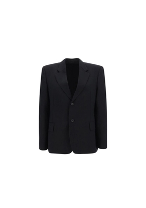 Balenciaga Black Wool Jackets And Coat - 40