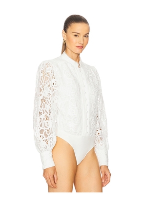 Bardot Remy Lace Bodysuit in White. Size 2. Also in 12, 6.