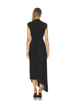 ET OCHS Francis Knit Combo Midi Dress in Black. Size M. Also in XS.