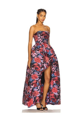 ELLIATT Delphine Gown in Red,Pink. Size M. Also in S, XS.