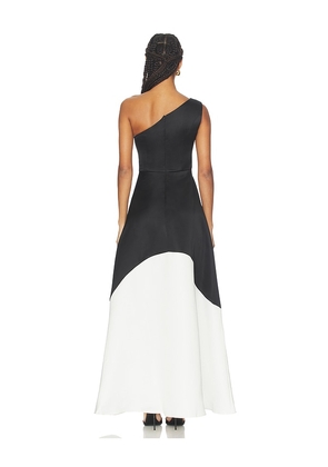 ELLIATT Sorrel Gown in Black,White. Size S. Also in XS.