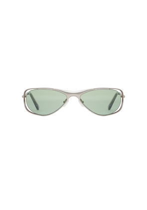 BRU Eyewear Tommy Sunglasses in Metallic Silver.