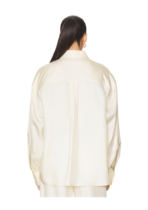 Alexander Wang Button Up Shirt in Ivory. Size S. Also in XS, M.