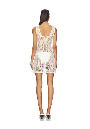 Capittana Patsie Roses Dress in White. Size XS-S. Also in M-L.