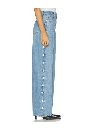 BLANKNYC Franklin high rise straight leg in Blue. Size 24. Also in 25, 28, 30, 31.