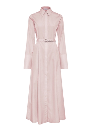 Gabriela Hearst Carmina Belted Cotton Maxi Shirt Dress - Moda Operandi