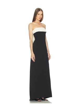 Camila Coelho Lya Gown in Black,White. Size L. Also in XXS.