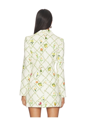 Amanda Uprichard Alana Jacket in Beige. Size L. Also in M, S, XS.