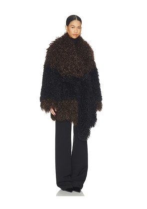 Entire Studios Juno Coat in Brown,Black. Size M/L. Also in XS/S, XL/XXL.