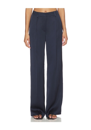 ANINE BING Trent Trouser in Navy. Size 30. Also in 32, 34.