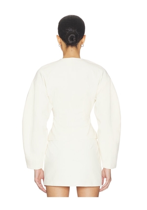 ALL THE WAYS Mamie Blazer in Ivory. Size L. Also in XXS, XS, S, M.
