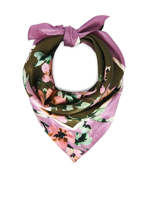 Bec + Bridge Camelia Scarf in Olive,Pink.