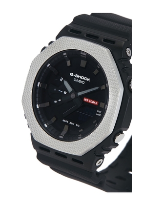 G-Shock G Steel Modern Industrial Gm2100 Series Watchin Black & Silver in Black.