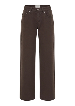 St. Agni 90s Low-Rise Cotton-Canvas Straight-Leg Jeans - Moda Operandi