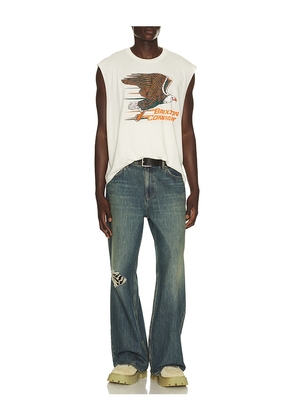 Brixton Free Muscle Tank Top in Cream. Size L. Also in M, S, XL/1X.