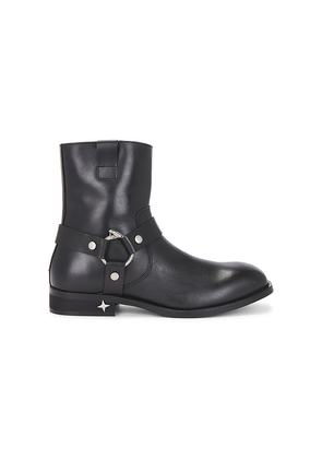 Duke + Dexter Harley Biker in Black. Size 10. Also in 11, 12, 13.