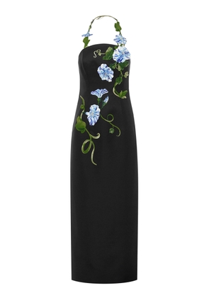 Leo Lin Ava Appliquéd Bustier Maxi Dress - Moda Operandi