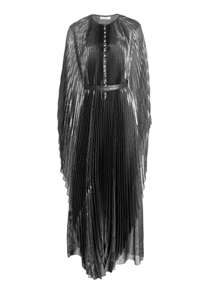 SemSem Pleated Lamé Caftan Dress - Moda Operandi