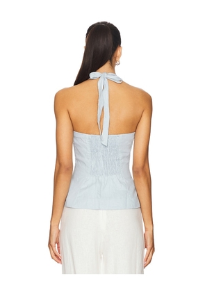 FAITHFULL x REVOLVE Marie Top in Baby Blue. Size XL. Also in L.