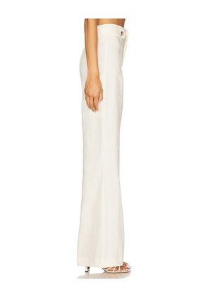 HEVRON Carlin Pant in Ivory. Size 10. Also in 0, 12.