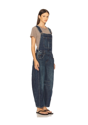 Free People Good Luck Overall in Blue. Size M. Also in L.