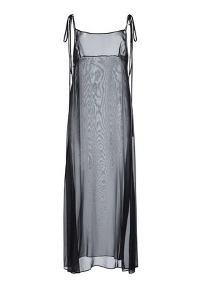 Mel Usine Camille Sheer Silk-Chiffon Dress - Moda Operandi