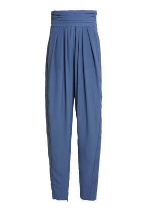 Lanvin Draped Straight-Leg Pants - Moda Operandi